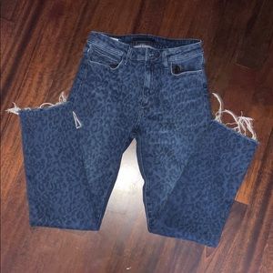 Joe’s jeans denim leopard print jeans 27 Nordstrom